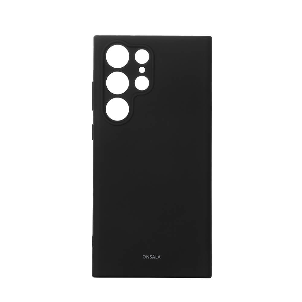 onsala-onsala-backcover-silicone Samsung S23 5G Ultra Black